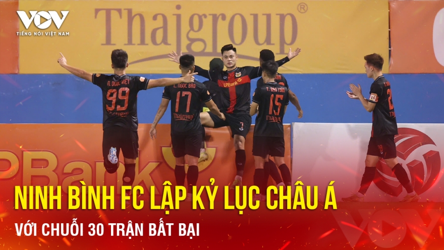 Tin bóng đá 3-10: Ninh Bình FC lập kỷ lục châu Á với chuỗi 30 trận bất bại